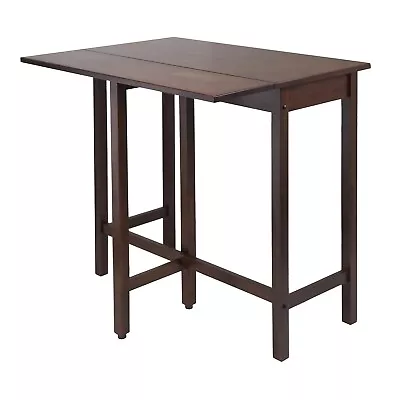 Winsome Lynnwood 35.43  X 39.39  X 30  Wood Rectangular Drop Leaf High Table • $164.29