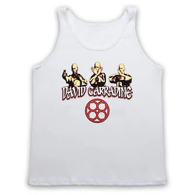 Kung Fu 3 Poses Unofficial Carradine Kwai Chang Caine Adults Vest Tank Top • £18.99