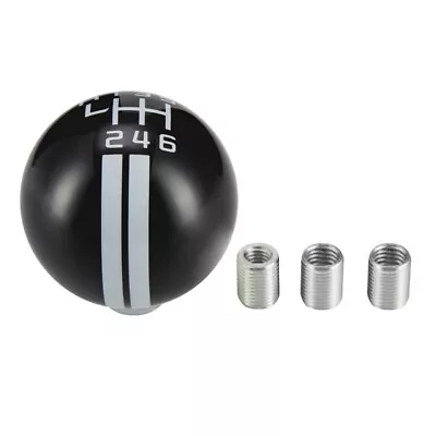 6 Speed Car Gear Shift Knob Head Shifter Boot Lever Ball Shape Universal • $19.18