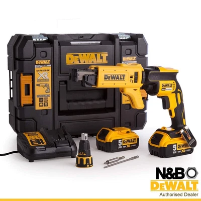 £291.22 • Buy DeWalt DCF620P2K 18V 2x5Ah Li-Ion Brushless Collated Drywall Screwdriver Kit