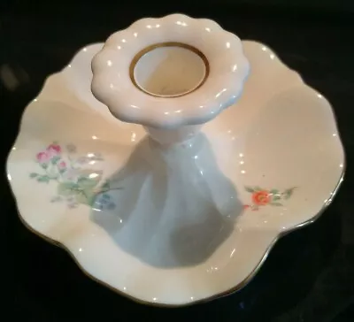 Mikasa Ivory Bone China Candle Holder Japan  B2004 Marked • $20