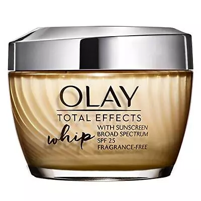 Olay Total Effects Whip Face Moisturizer With Sunscreen SPF 25 Fragrance-Free • $25.49