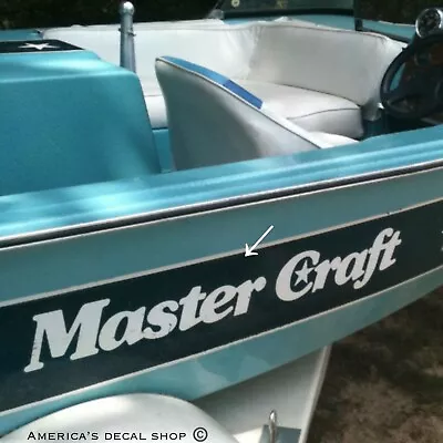 $99.99 • Buy Mastercraft Vintage Boat Yacht Decals 2PC Set Vinyl Large New 45” OEM