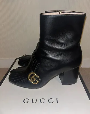 £499 • Buy Gucci Marmont Black Boots 40.5