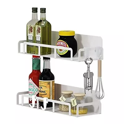 SOSMAR Magnetic Spice Rack Magnetic Shelf For Refrigerator Single Tier Fridge... • $16.24