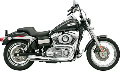 Bassani 2-1 Chrome 4  Road Rage Exhaust For 92-05 Harley Dyna FXD FXDL FXDWG • $934.95