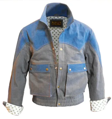 Back To The Future Michael J Fox Marty Mcfly Denim Jacket By Magnoli Clothiers • $575