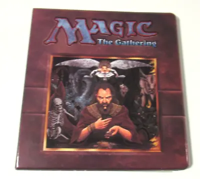 Magic The Gathering 1995 ULTRA PRO Card 3 Ring Binder Vintage With Card Pages • $60
