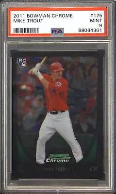 2011 Bowman Chrome #175 Mike Trout PSA 9 • $117.50