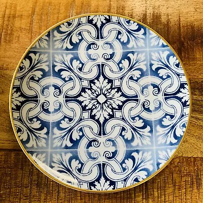 1pc Vista Alegre Transatlantica Dessert Plate Replacement Jahara Blue White NEW • $35.99