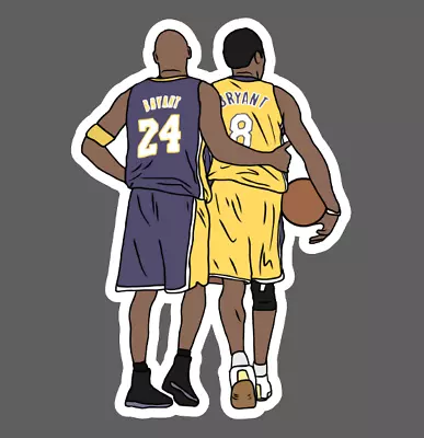 Young & Old Kobe Bryant Sticker (3” Water Resistant) • $2.95