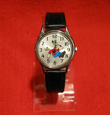 Disney BACKWARD GOOFY WATCH WORKING NEW BAND NU BATTERY TESTED WORKING • $45