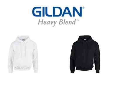 £15.99 • Buy GILDAN Heavy Blend Hooded Sweatshirt Mens Classic Plain Pullover Hoodie S - 2XL
