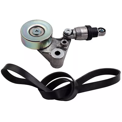 ZD30 Drive Fan Belt +Tensioner Assembly For Nissan Patrol GU 3.0L Navara 01-07 • $51