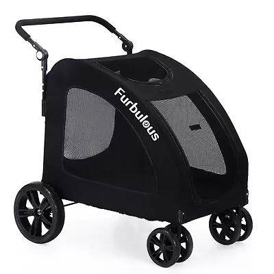 Pet Stroller XLarge Dog Stroller Puppy Pram Cart Trolley For Disabled Big Dogs • $129.99