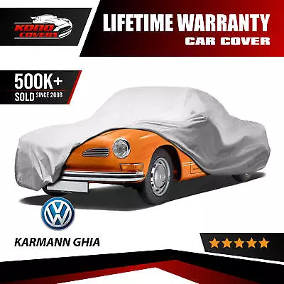 Volkswagen Karmann Ghia 5 Layer Car Cover Outdoor Water Proof Rain Snow Sun Dust • $52.95