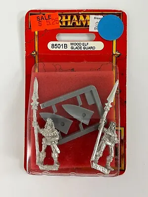 $25 • Buy Warhammer: Fantasy Wood Elf Glade Guard, NIB NOS