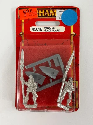$25 • Buy Warhammer: Fantasy Wood Elf Glade Guard, NIB NOS
