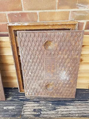 £49.99 • Buy Cast Iron Manhole Inspection Drain Cover And Frame  635mm X 490mm