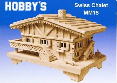 Swiss Chalet: MatchMaker Matchstick Model Craft Construction Kit • £24.95