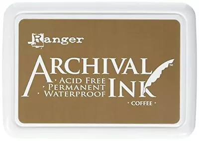 Ranger AIP31451 Ink Pad Coffee Archival Dye Permanent Waterproof Multicolor • $13.13