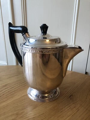 £12.99 • Buy Vintage Viners Of Sheffield Silver Played Alpha Plate Coffee Pot Pattern Retro