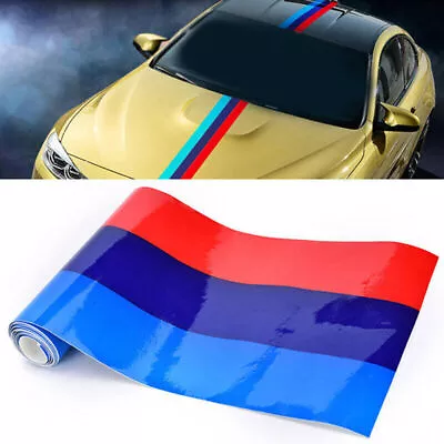 Racing Decal Rally Sticker M Color Performance Tri-color Stripe For BMW All ## • $6.89