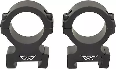 Warne Vapor Horizontally Split 1  High Matte Scope Rings Lightweight Fixed • $31.98