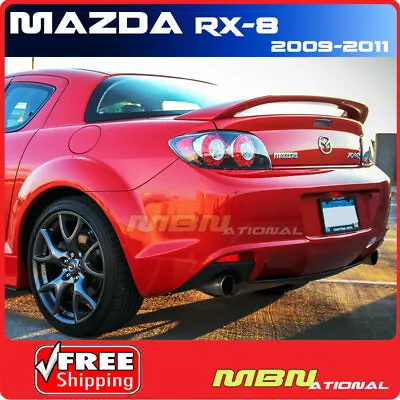 09-11 Mazda RX8 Rear Trunk Spoiler Painted ABS 35N SPARKLING BLACK MICA • $363.74