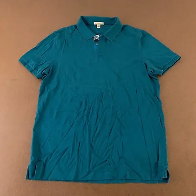 Burberry Brit Men's Size XL Dark Teal Cotton Short Sleeve Polo Shirt • $30.05