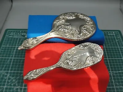 £12 • Buy Modern Silver Plated Dressing Table Set Art Nouveau Style Decoration Heavy
