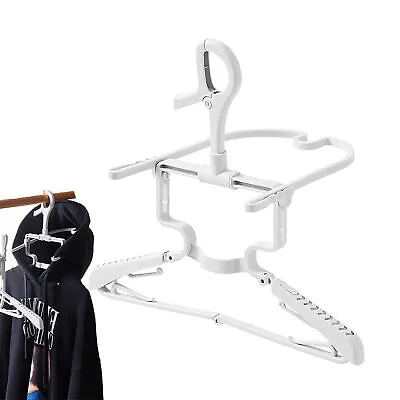 Clothes Hanger Bra Hanger Collapsible Hoodie Hangers Portable Heavy Duty Hanger • $11.86