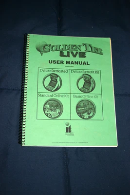$24.95 • Buy  Incredible Technologies Golden Tee LIVE Video Arcade Machine Manual (#MAN_158)