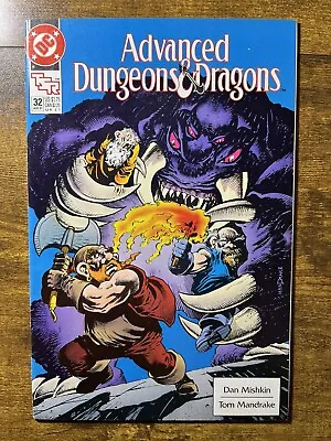 Advanced Dungeons & Dragons 32 Tom Mandrake Cover Direct Edition Dc Comics 1991 • $5.95