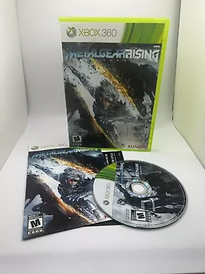 Metal Gear Rising Revengeance (Microsoft Xbox 360 2013) Video Game Complete CIB • $17.88