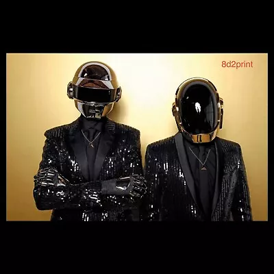 Daft Punk - Tour Poster Reproduction Print - Size A4 Glossy Print • £5.99