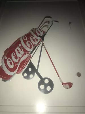 1997 - Martin Allen - Coca Cola - Golf Bag Cart - Laser Cut - Aluminum Can - Art • £65.57