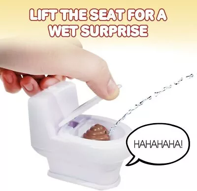 Squirter Toilet Bowl Water Funny Toy ~ GaG Prank Joke Classic Kid Gift • $8.94