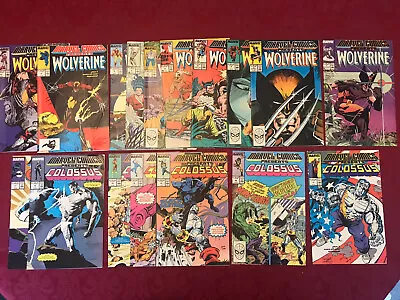 MARVEL COMICS PRESENTS #1 To 17 COMPLETE RUN WOLVERINE NEWSSTAND - 17 COMICS • $19.99