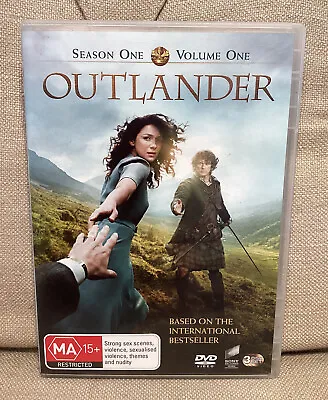 $8.95 • Buy Outlander Season 1 Vol 1 DVD 3 Disc Set Region 4 Free Post Season One Volume One
