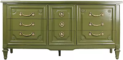 Mid Century Transitional Credenza Dresser By Huntley Thomasville Furniture - New • $2200