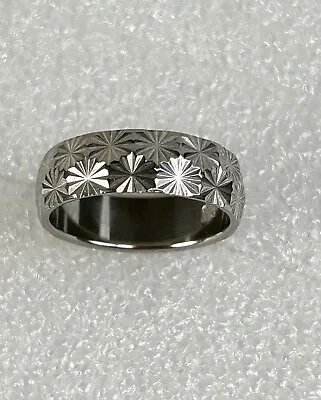 Vintage Milor 925 Sterling Silver Band Ring Size 6 • $15.96