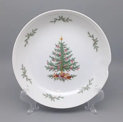 Kaiser Vintage Christmas Tree Salad Or Dessert Plate Germany 8 In • $16.89