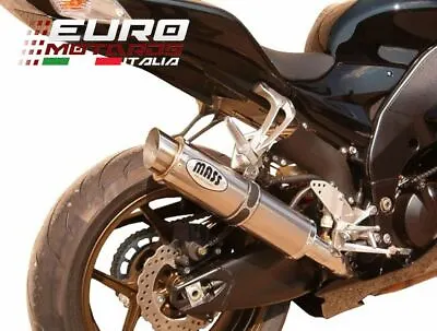 MassMoto Exhaust Slip-On Single Silencer GP1 Inox  For Kawasaki ZX10R 2006-2007 • $411.67