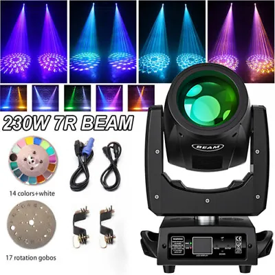 7R 230W Moving Head Light GOBO Stage Lighting LED DMX Beam Disco DJ Party Lights • $249.88