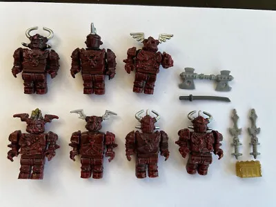 Mb 58  Mega Bloks  Pirates Pyrates Weapons Knights Dragons Spare Parts Crew • £10