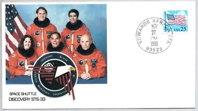 Space Shuttle Discovery Sts-33 Landing 11/27/89 White Sands Missile Range Cancel • $2.50
