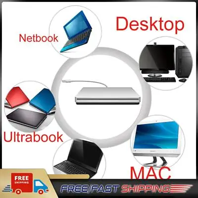 UK USB External CD RW Drive Burner Superdrive For MacBook Air Pro IMac Mac  • £18.59