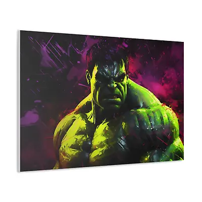 Hulk Canvas Marvel The Incredible Hulk Superhero Comic Wall Art Decor • £15.99