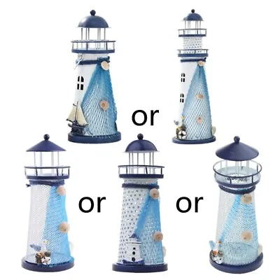 Lighthouse With Color Changing LED Light Decorative Lamp For Garden Gift For Kid • £7.19